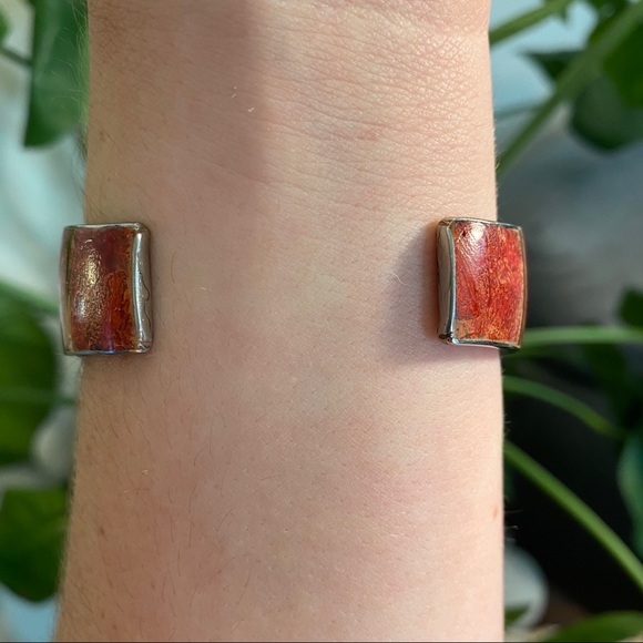 Hummingbird Bracelet- Philippines Handmade antique vintage Gold Abalone silver - Picture 5 of 6